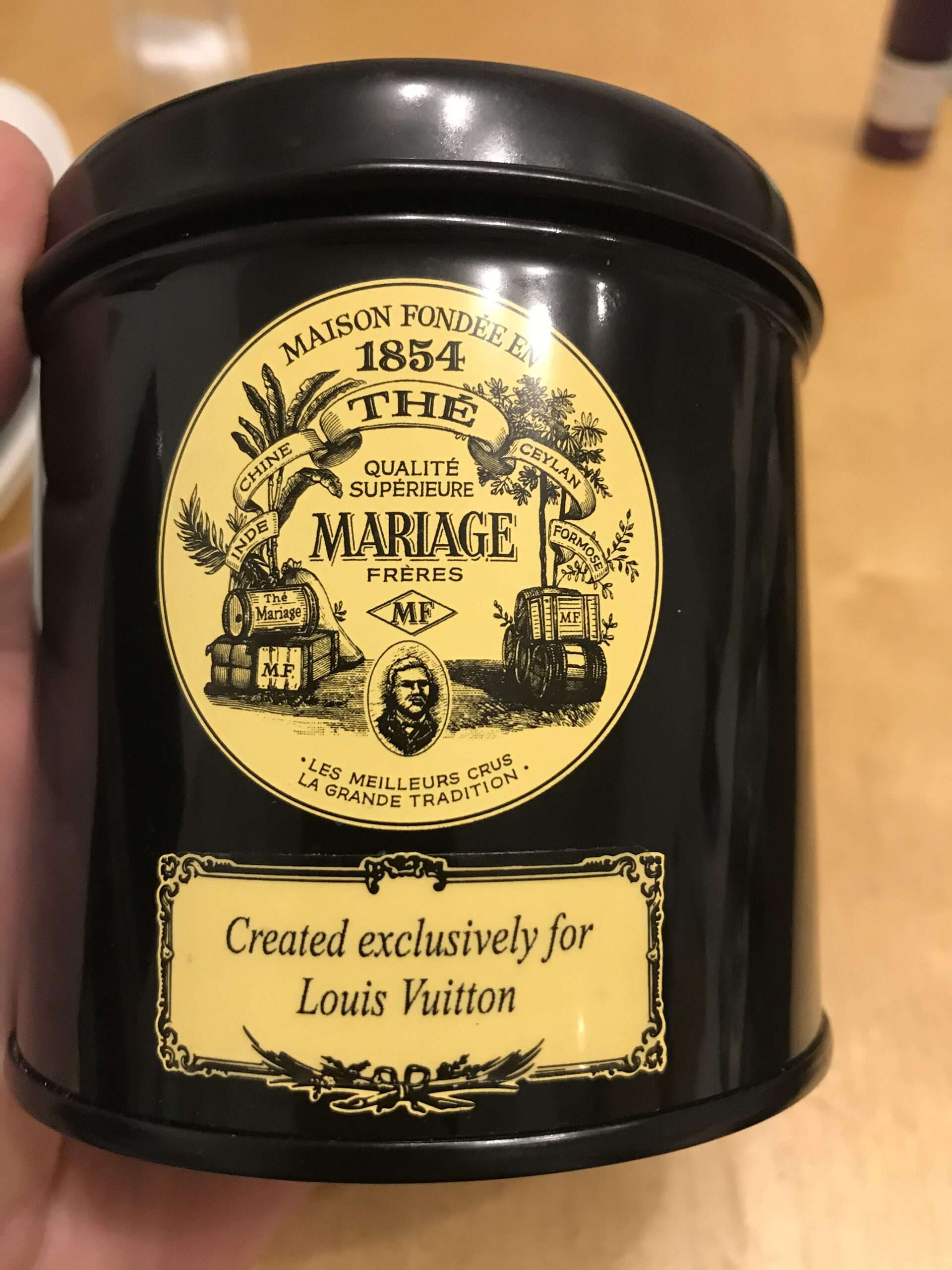 Can of an Louis Vuitton tea