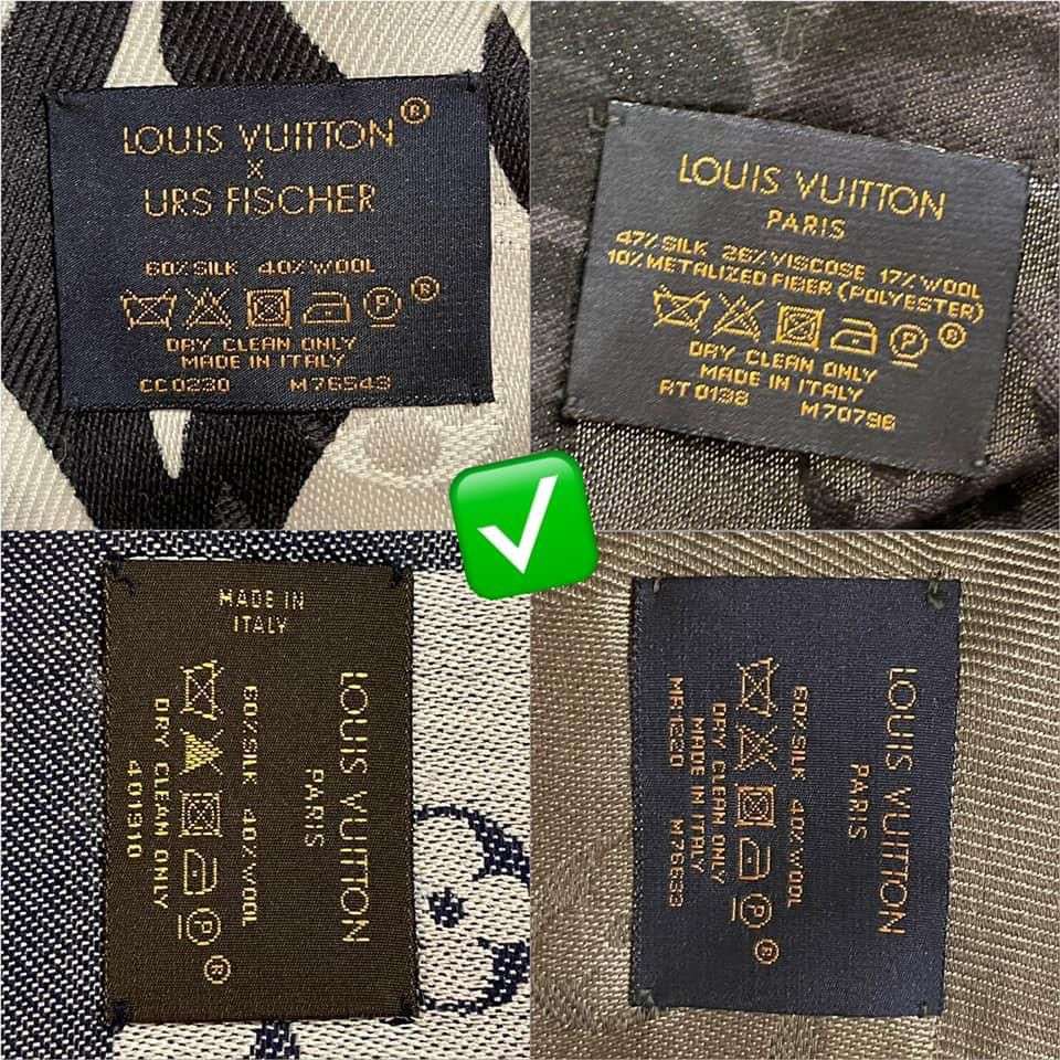 Louis Vuitton Schal- und Tücherlabel